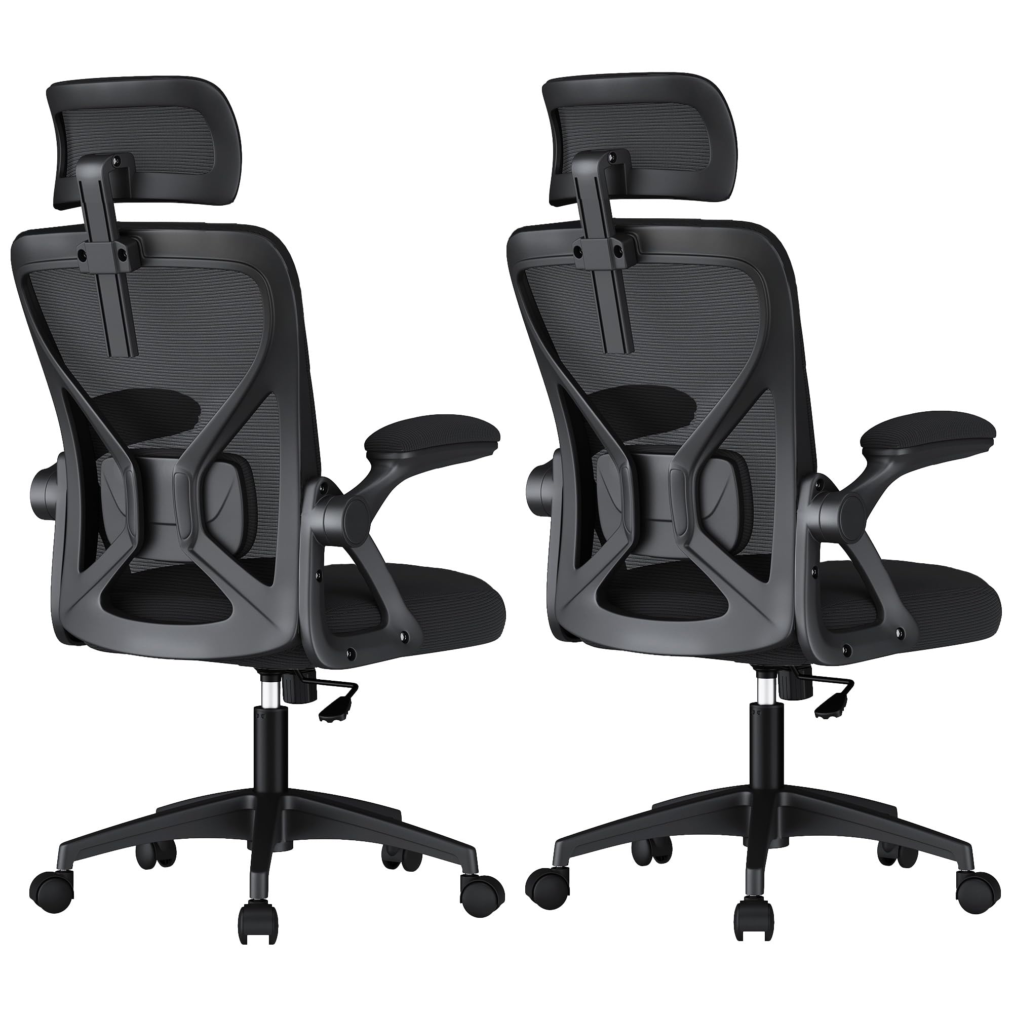 SONGMICS Ergonomic Mesh Office Chair with Adjustable Lumbar Support