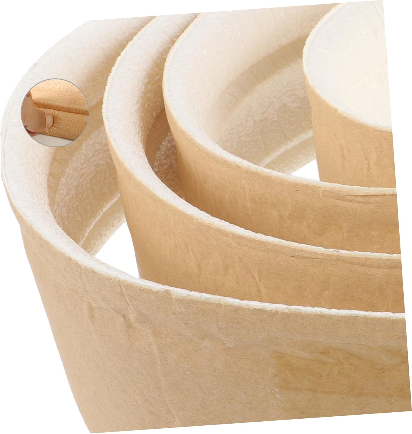 POPETPOP 5pcs Flexible Peel and Stick Trim Molding Wall Corners Edge Trim Self-Adhesive Wall Border for Ceilings and Tiles