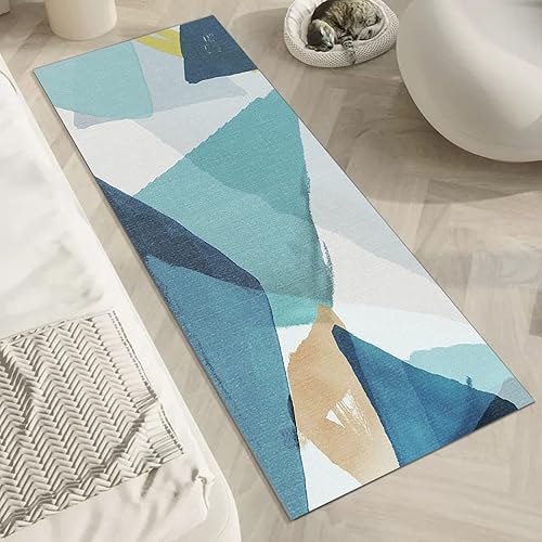 Miniatura 3 de Alfombra de pasillo estrecha moderna y lavable alfombra larga para pasillo cocina dormitorio sala de estar balcón tapete de paso de 315 x 1575in394