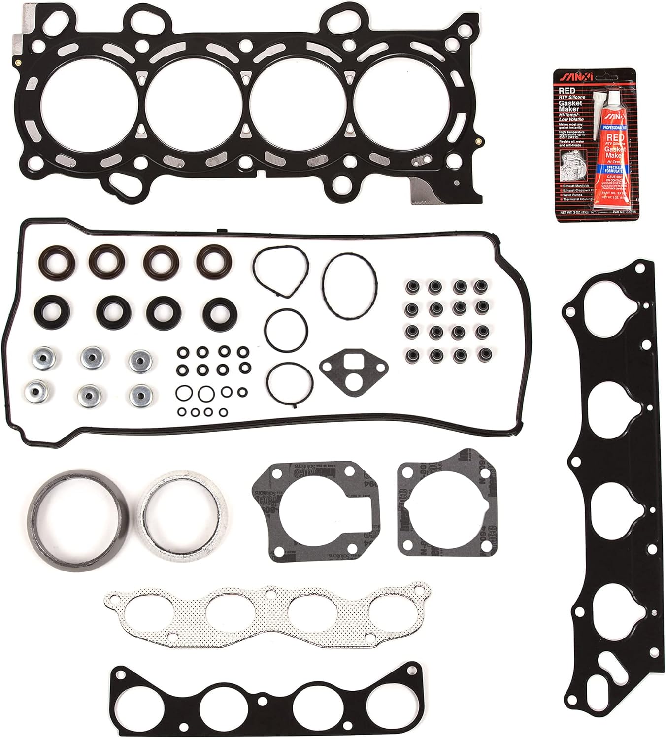 MA-4216906631 Head Gasket Set Compatible With/For 04-09 Acura TSX Honda Accord CR-V 2.4 DOHC K24Z1 K24A2 K24A8