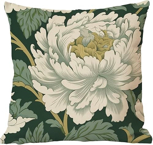 Vista 192 de ArogGeld Chinoiserie - Fundas de almohada escénicas asiáticas, estilo asiático, funda de almohada azul y verde Kelly, funda de cojín para decoración