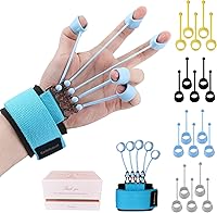 Krdebasai Finger Strengthener: 4 Resistance Levels for Hand Therapy, Arthritis Relief, Carpal Tunnel, Rock Climbing Grip Training