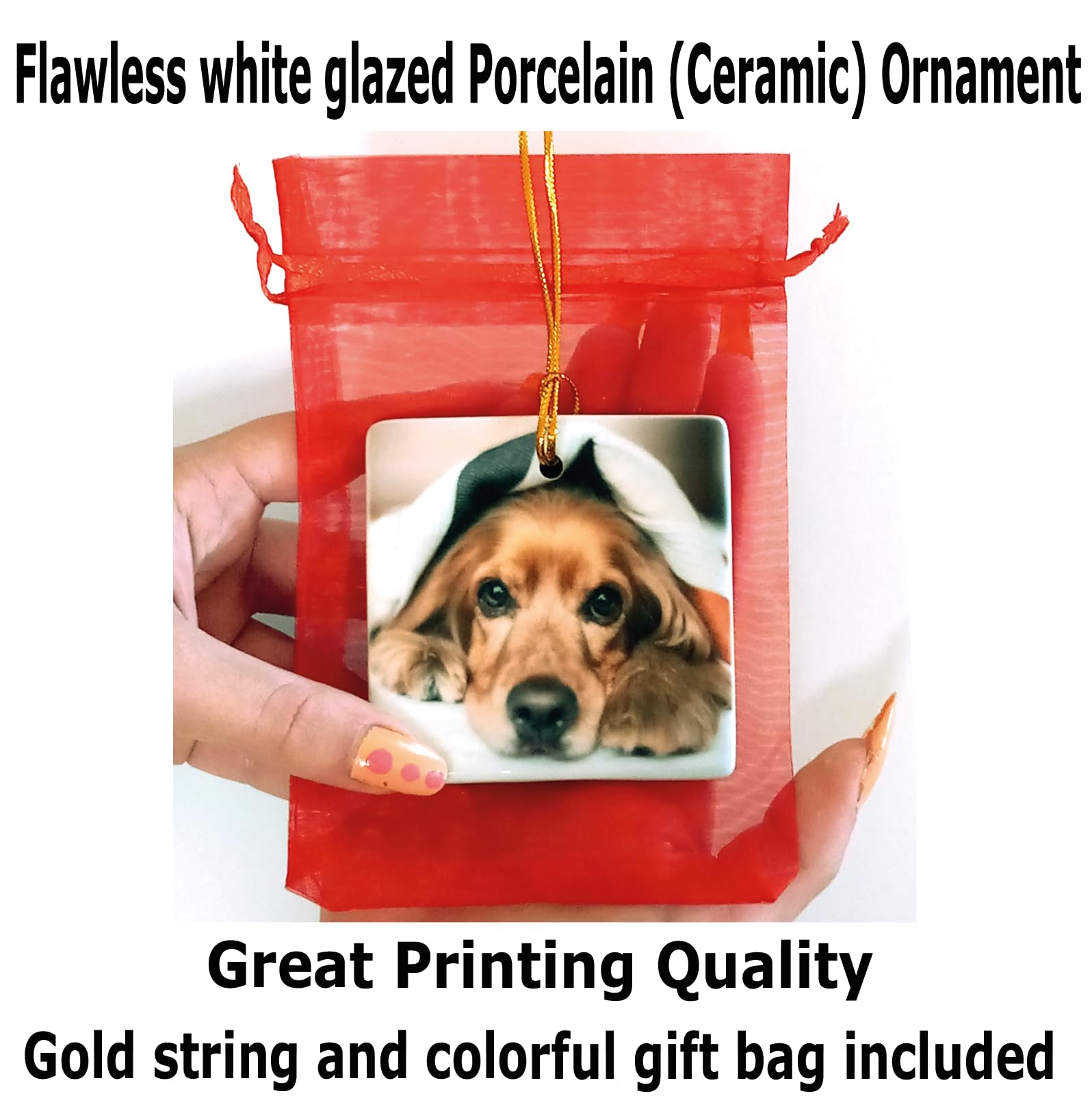 Giraffa Ornamento Personalizzato Ceramica Porcellana Ornamento per le