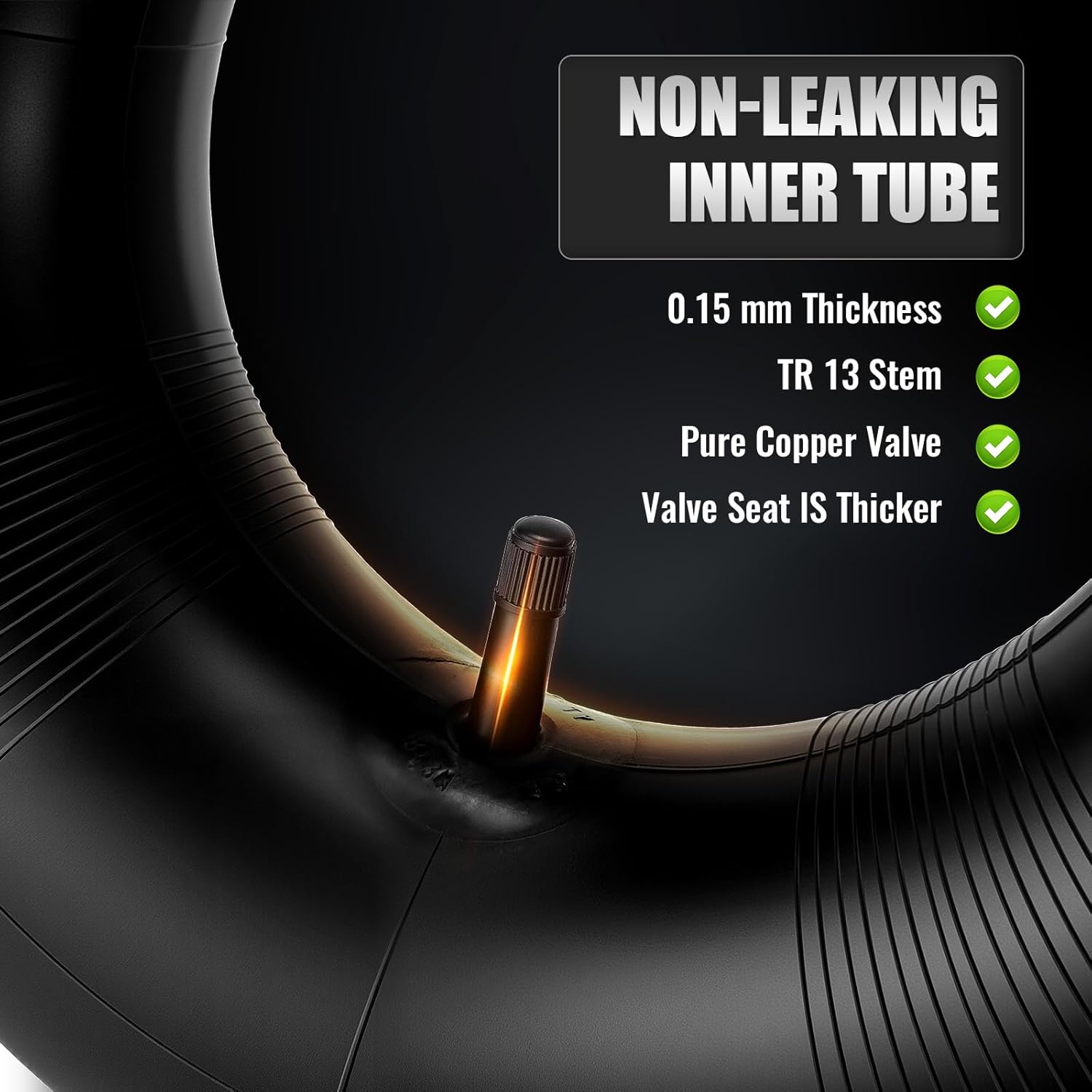 15x6.00-6nhs Lawn Mower Tires and Tube,4 Ply 15x6x6 Lawn Tractor Tire,15x6-6 Turf Tires for with most residential and commercial lawn tractors,riding mowers,567 lbs Capacity,Set of 2