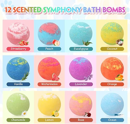 Miniatura 5 de Bombas de baño para niños con sorpresa en el interior para niñas, niños pequeños, bombas de baño orgánicas para niños con juguetes en el interior,