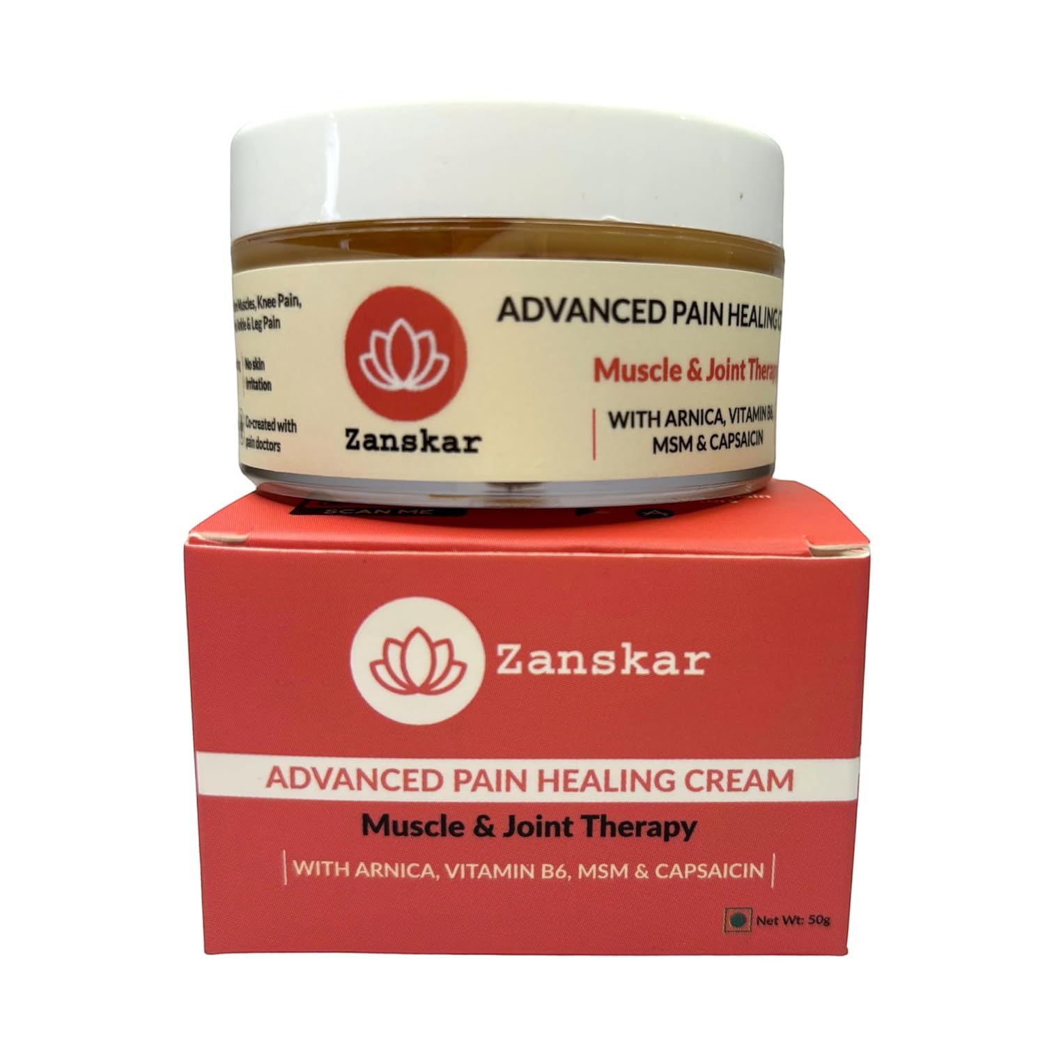 Zanskar Advanced Pain Healing Cream Deep Relief from Back Pain, Knee Pain, Joint Pain