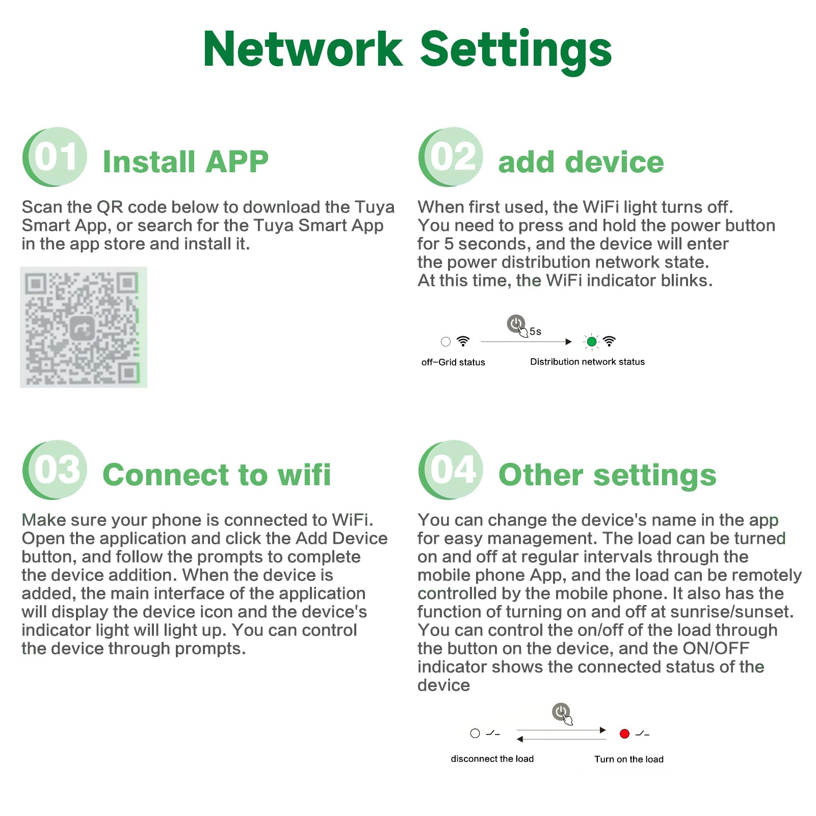 DEWIN WiFi Temporizador Inteligente, 2P CA 230V 63A Rele WiFi Interruptor Inteligente Tuya App Control Temporizador con Programación Instalación en Carril DIN GTS8-W