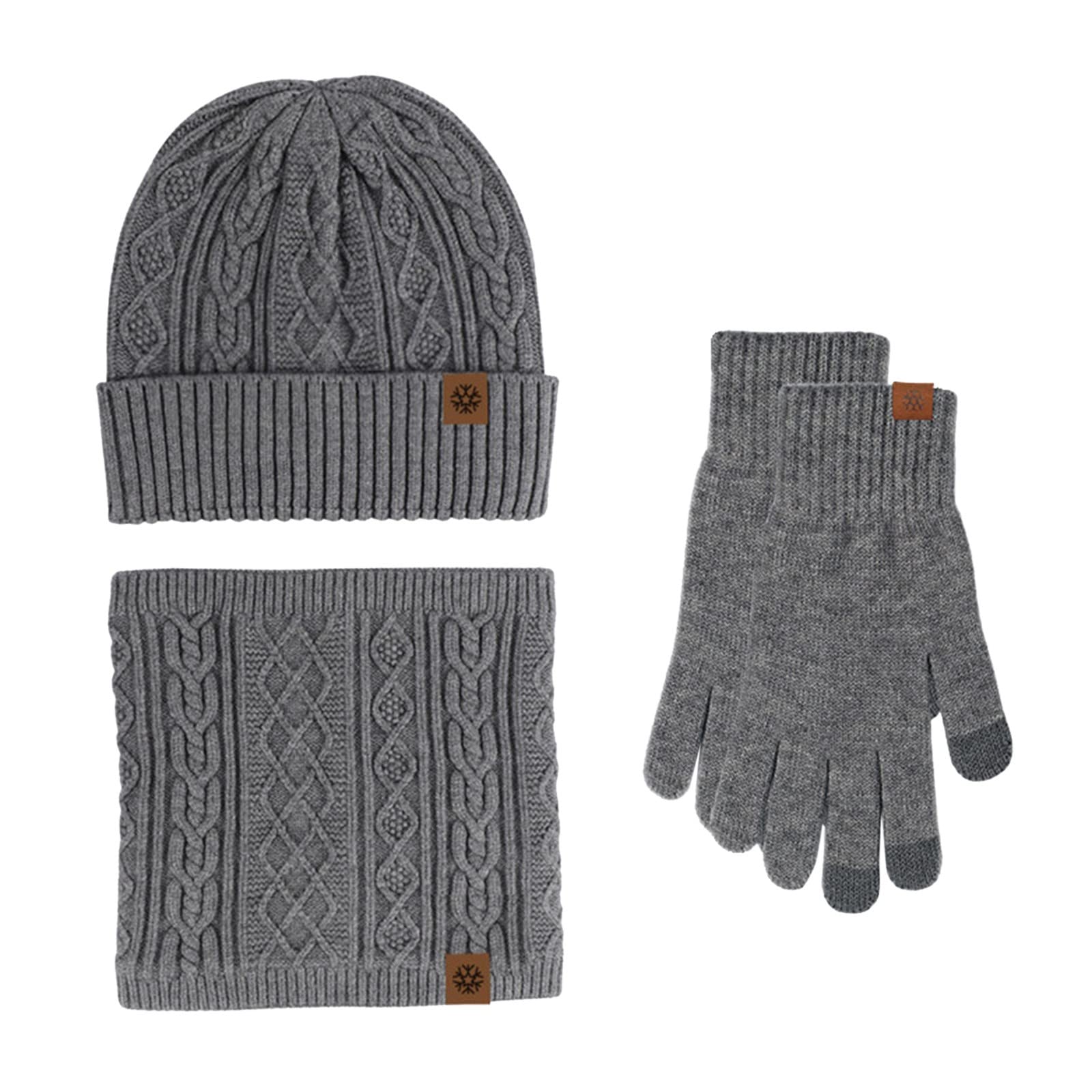 Bonnet coupe vent écharpe gants thermiques contre le froid - 8