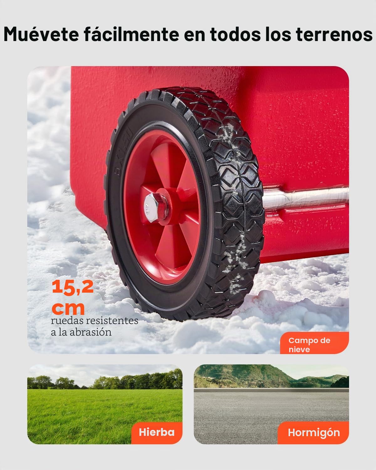 VEVOR Tanque de Combustible de 60,56 L con Bomba de Transferencia de Combustible Eléctrica de 2,5 GPM, Manguera de 1,2 m, Boquilla con Sensor de Parada Automática, para Gasolina y Diésel, Rojo