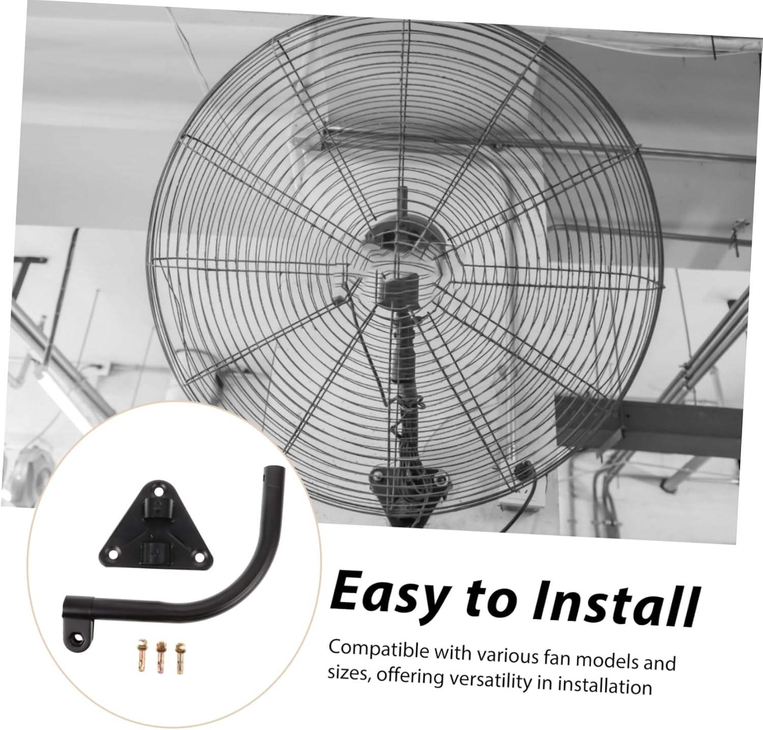 Wall Fan Mounting Bracket Electric Fan Hanging Bracket Sturdy Mounting Tool for Wall-Mounted Fans Easy Installation and Vibration Reduction