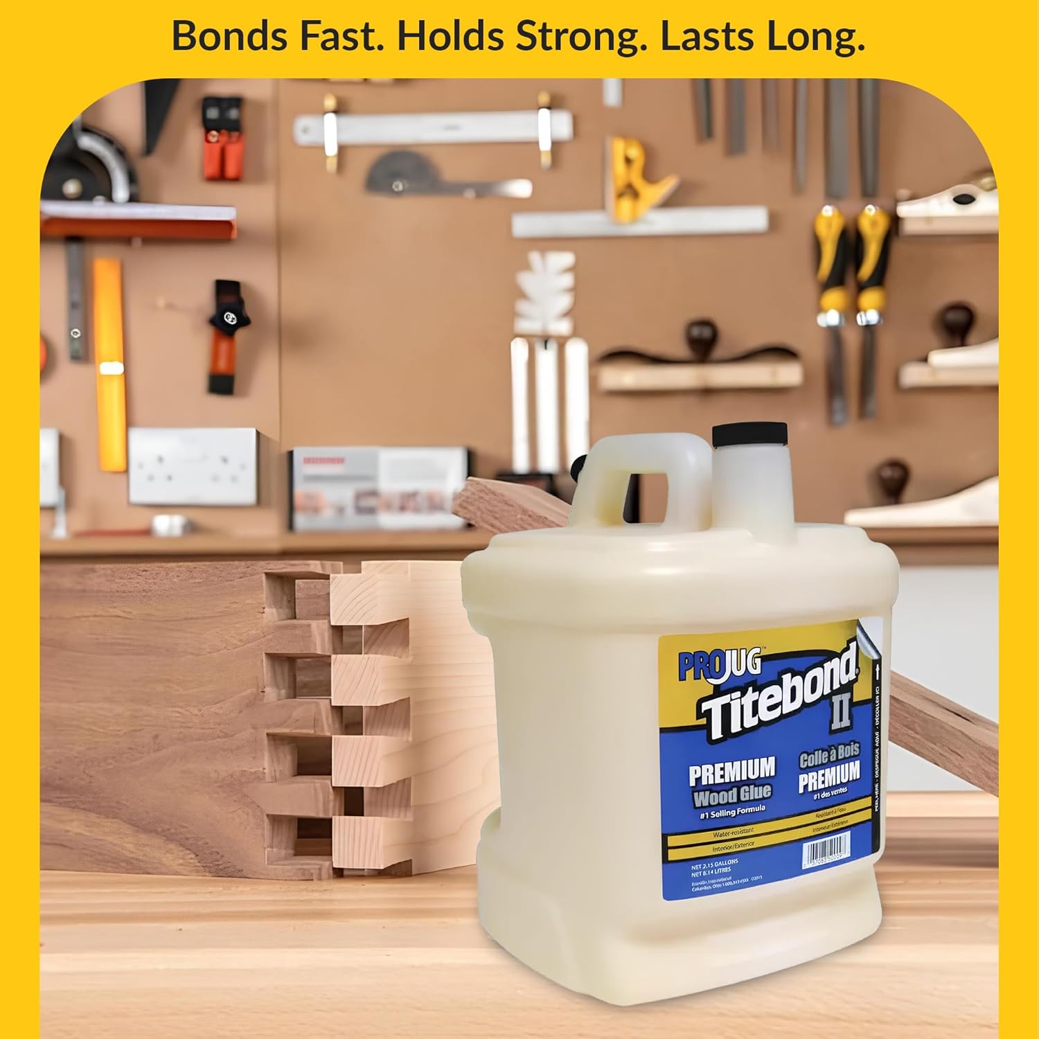 Brixwell QKNF-001 Titebond II, Premium Wood Glue 2.15 Gallon 2.15 Gallon