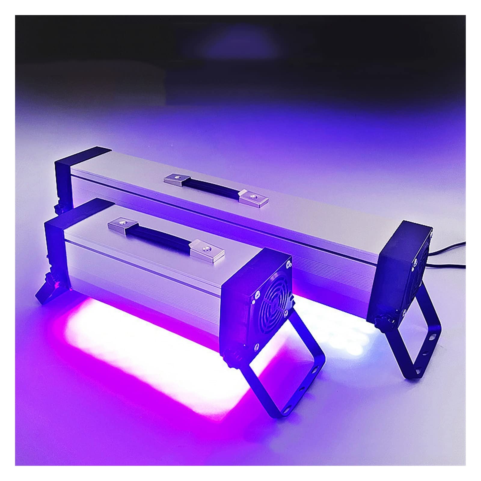 Lampada polimerizzante per resina UV per stampante 50W LED portatile polimerizzazione ventola raffreddata ad alta potenza inchiostro adesivo ombra lampada UV luci ultraviolette per la stampa 3D SLA/DL