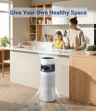 AUPU Air Purifier and Humidifier in One with Rplacement 2 Pack HEPA Filters and Humidifier Filters