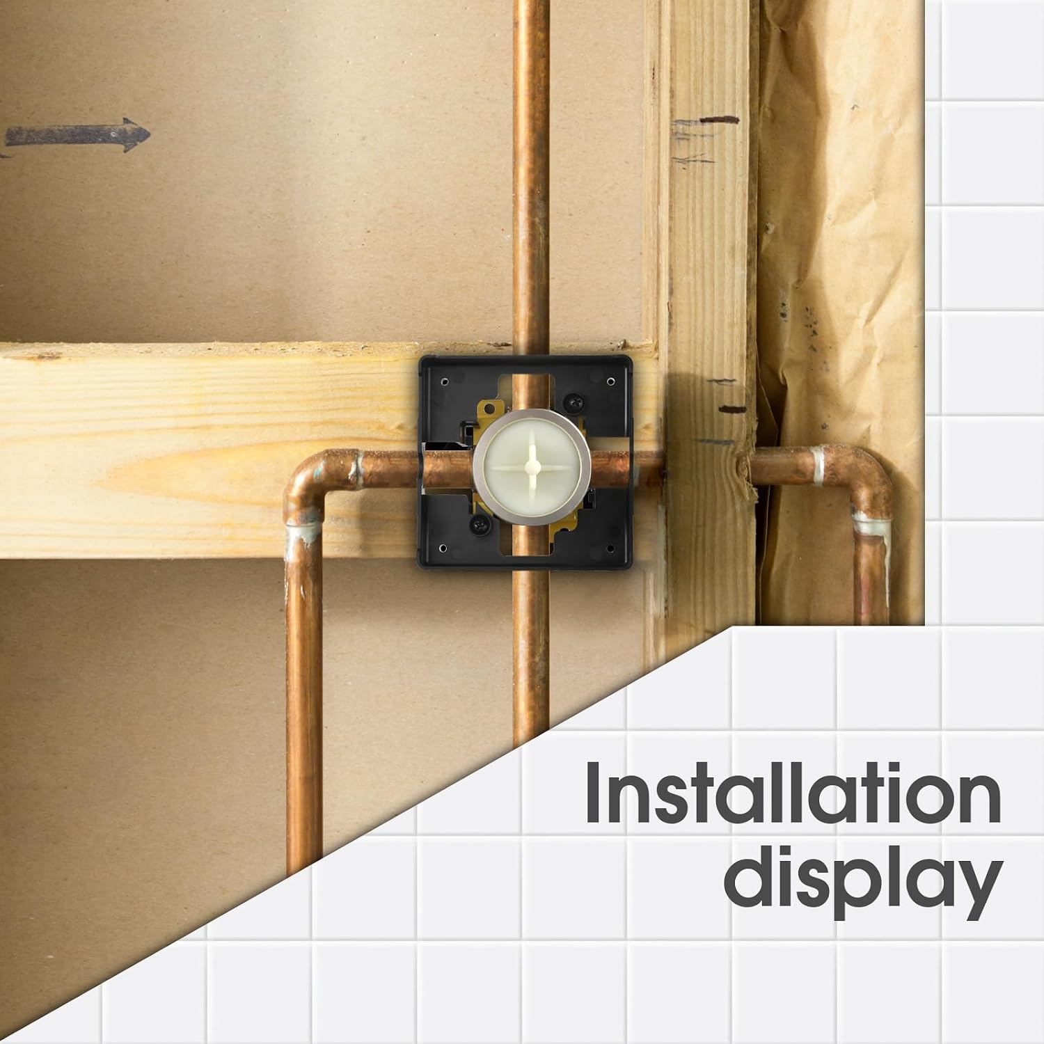 Shower Valve Body for Delta 13,14,17 or 17T Series Trim Kits, Universal Multifunction Rough in Shower Valve,Brass Body