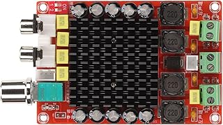 Digital Amplifier Board, Dual Channel Class D Sound Amplifier Board, Professional 100W+100W Dual Channel Class D Sound Amplifier Module, for DIY Sound System