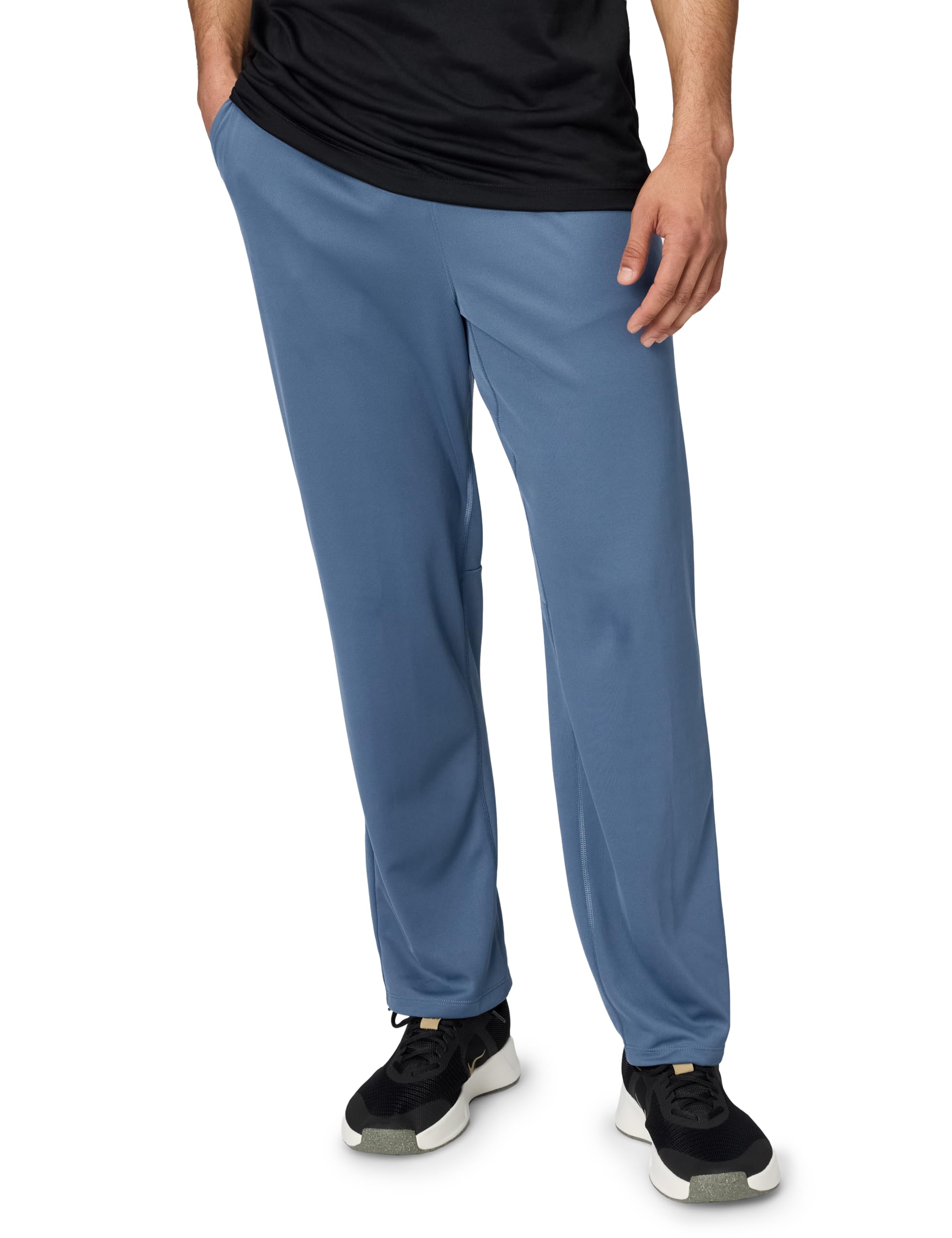 Nike Men's Totality Dri-Fit Open Hem Versatile Pants, Diffused Blue/Black, Large