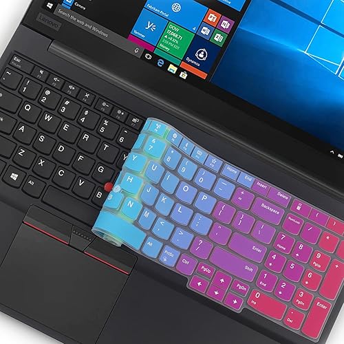 Miniatura 36 de Funda de teclado para Lenovo ThinkPad E15 Gen 4/3/2, ThinkPad L15 Gen 2/1, ThinkPad T15 T15p T15g P15s P15s P15v Gen 3/2/1, ThinkPad E580 E590 E595