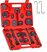 Orion Motor Tech 24-Piece Universal Disc Brake Caliper Tool Kit - Professional Piston Compressor Set with Adapters & Case