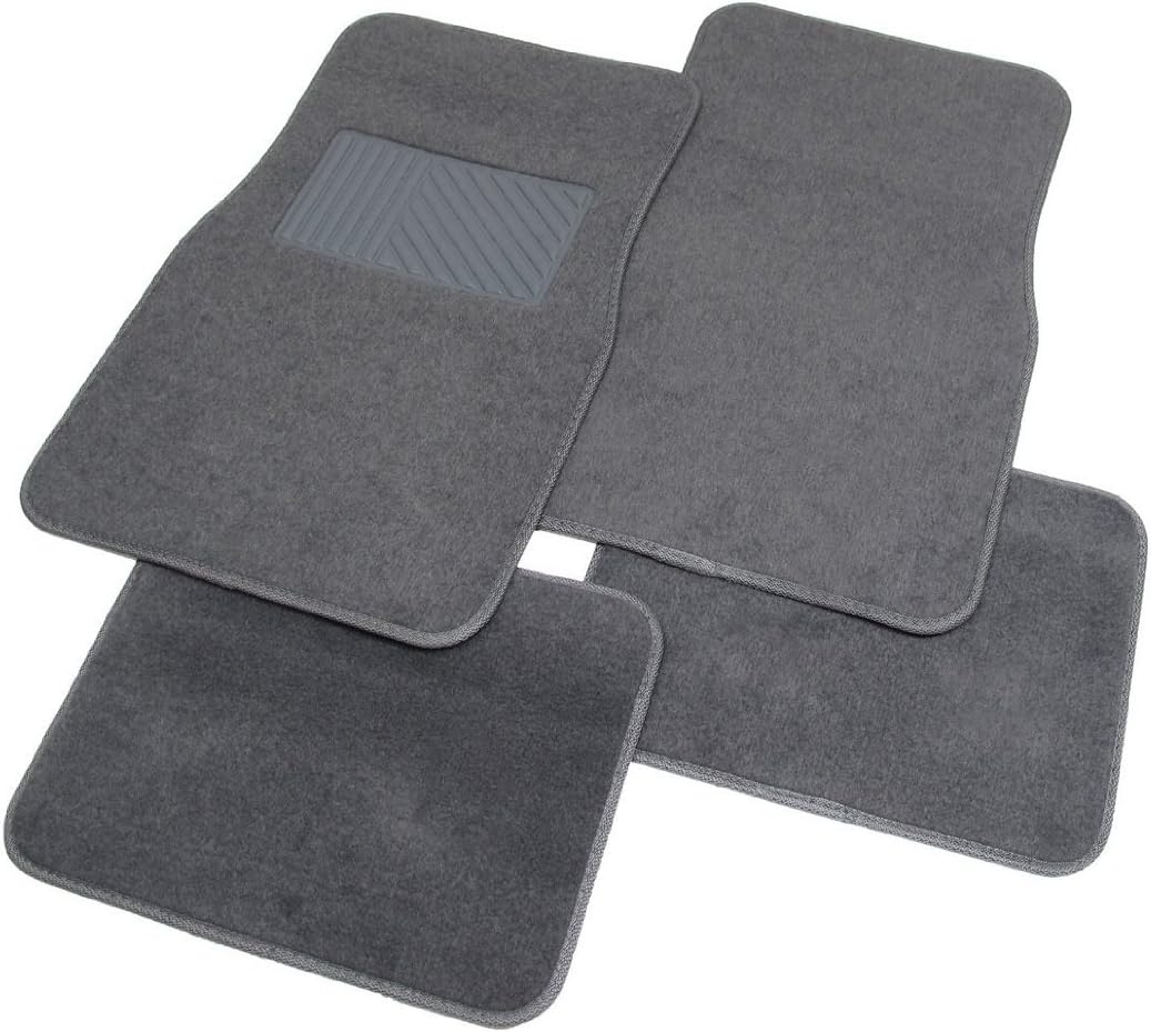 PrimeTrendz TM Universal Carpet Floor Mat 4pc Automotive