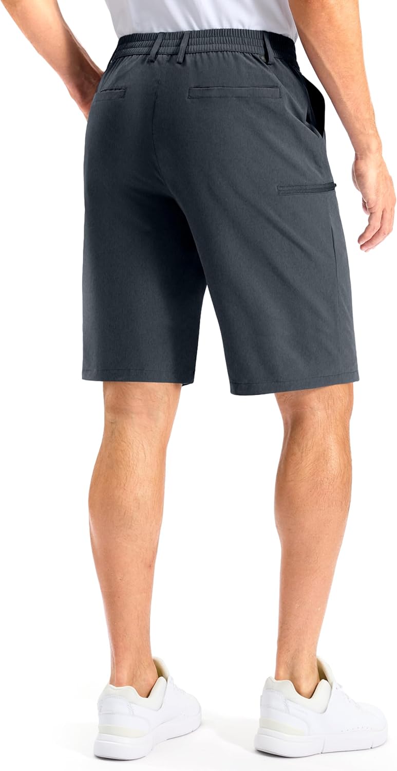 Soothfeel Men's Casual Shorts with 5 Pockets 7"/ 9" Golf Shorts Stretch Quick Dry Lightweight Work Dress Hiking Shorts - Image 2