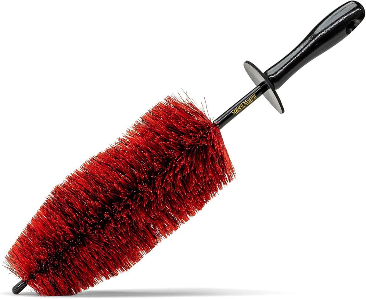 Speed Master Wheel Brush | Memory Foam Bristles | Safe on All Wheel Types | Clean Your Wheels with Ease! : Automotive