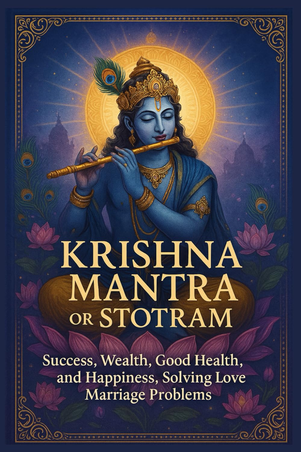 Krishna Mantra or Stotram: Prayer for Success, Wealth, Good Health, and Happiness, Solving Love Marriage Problems Sacred Prayers for Prosperity, Health, Love & Daily Blessings