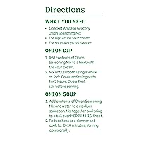 Vista 5 de Marca Yaxa – Happy Belly Mezcla de sopa y salsa de cebolla, seca, 1 onza líquida (paquete de 1)