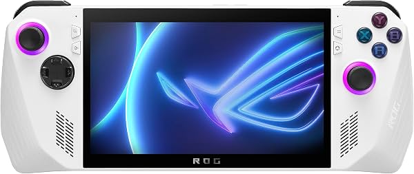 Consola de juegos portátil ASUS ROG Ally de 7" con pantalla de 120Hz - Procesador AMD Z1 Extreme - 512GB - Blanco - ¡PREVENTA! (Renovado)