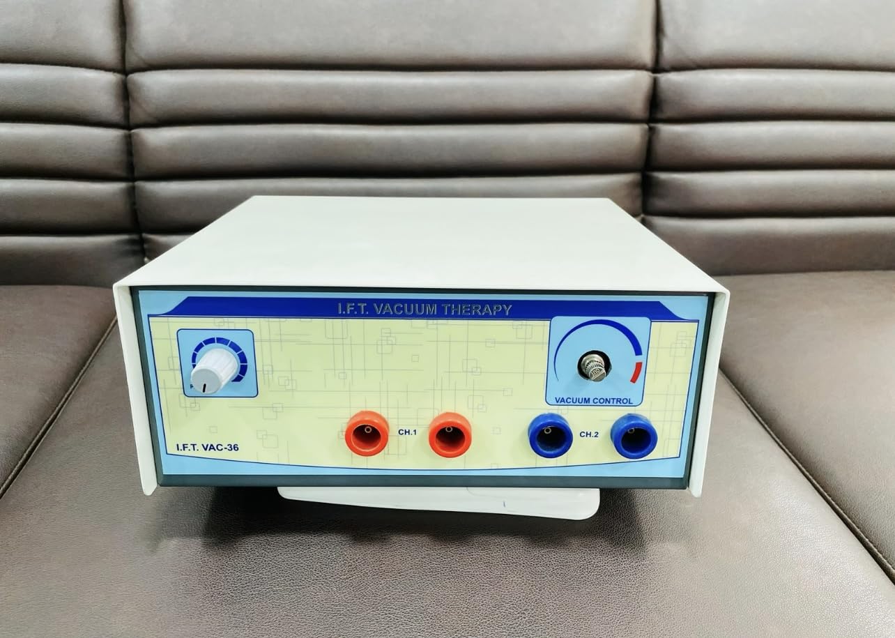 DSB PHYSIO MART Physio Therapy Latest Vacuum Therapy + I.F.T Prog. Machine Unique Design (Inter Ferential Therapy + Vacuum Therapy) With All Accessories & 1 Year Warranty DSB-249