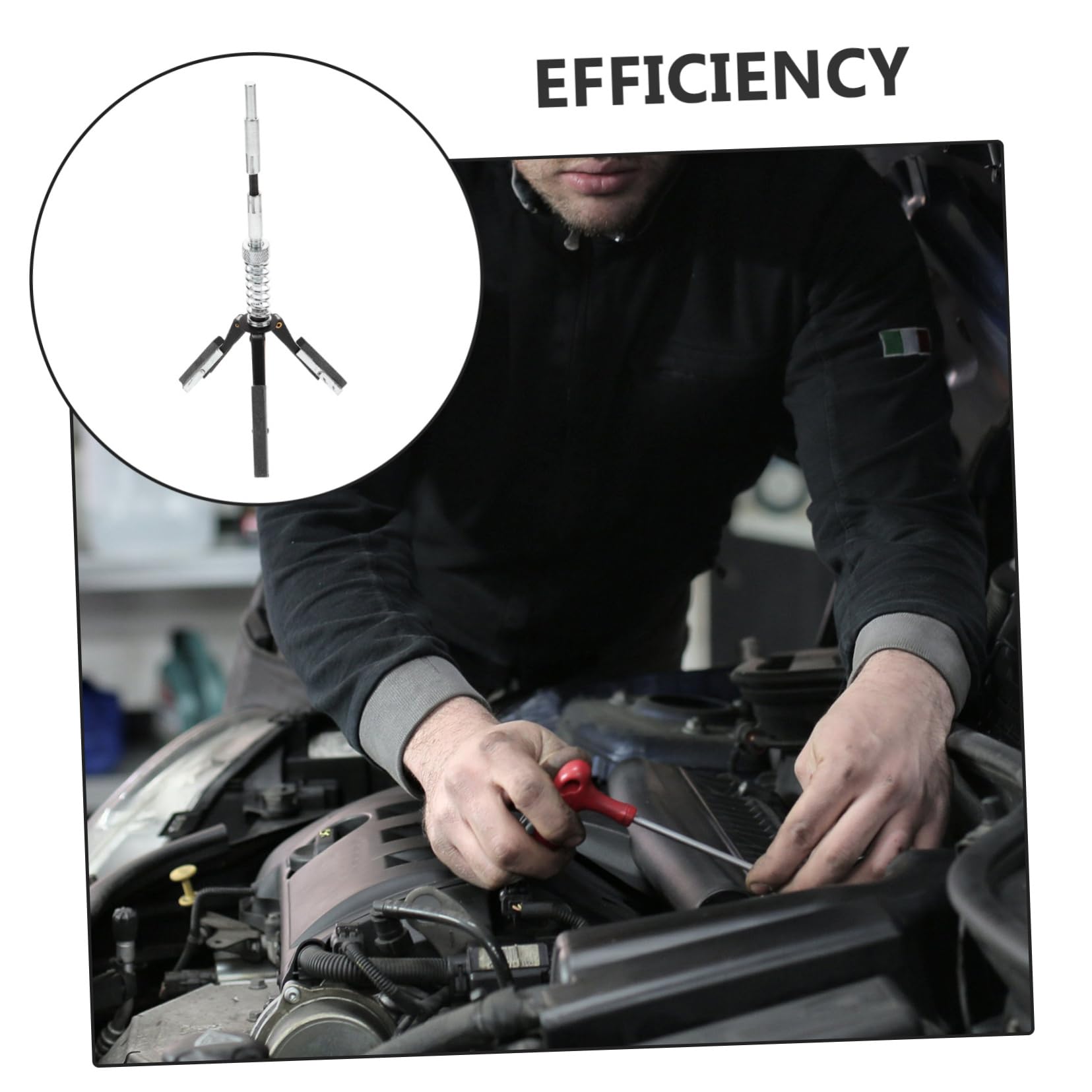 Beatifufu Professional Cylinder Hone Kit Engine Cylinder Hone Tool Flexible Deglazer for Engine Carbon Removal