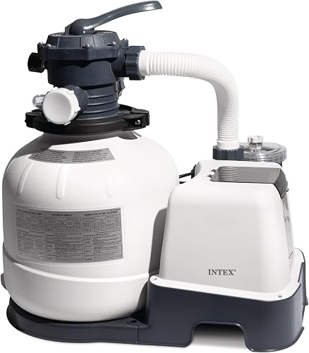 Krystal Clear 2,100 GPH Sand Filter Pump and Pool Saltwater System