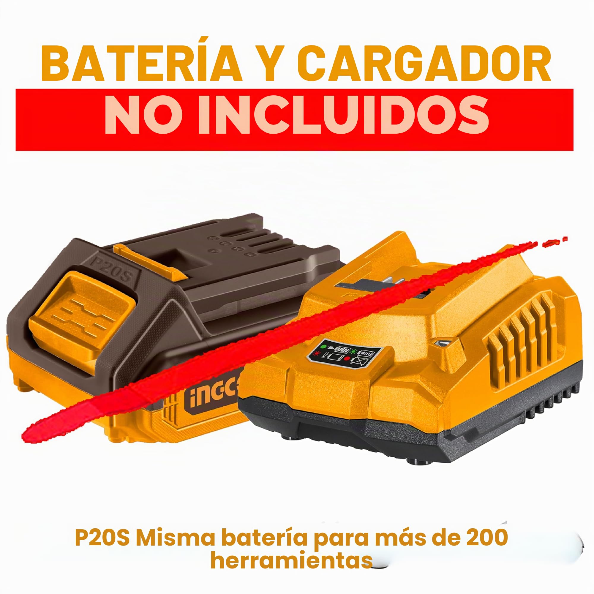 INGCO Soplador de hojas sin escobillas de 20 V (solo cuerpo), barredora de hojas de mano inalámbrica, velocidad máxima del aire 144 km/h, 18500 RPM para el cuidado del césped, polvo, limpieza de malas