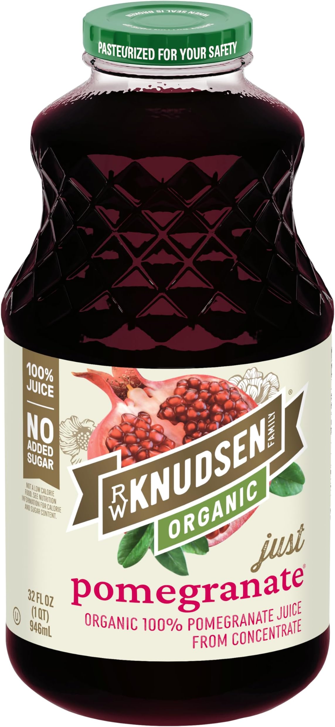 R.W. Knudsen, Organic Just Pomegranate Juice, 32 Fl Oz