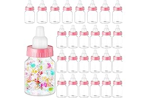 Tessco 72 Pcs 3.5 Inch Baby Bottle Shower Favor Mini Plastic Candy...