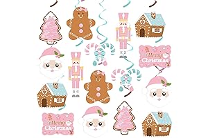 Pastel Gingerbread Man Party Swirls