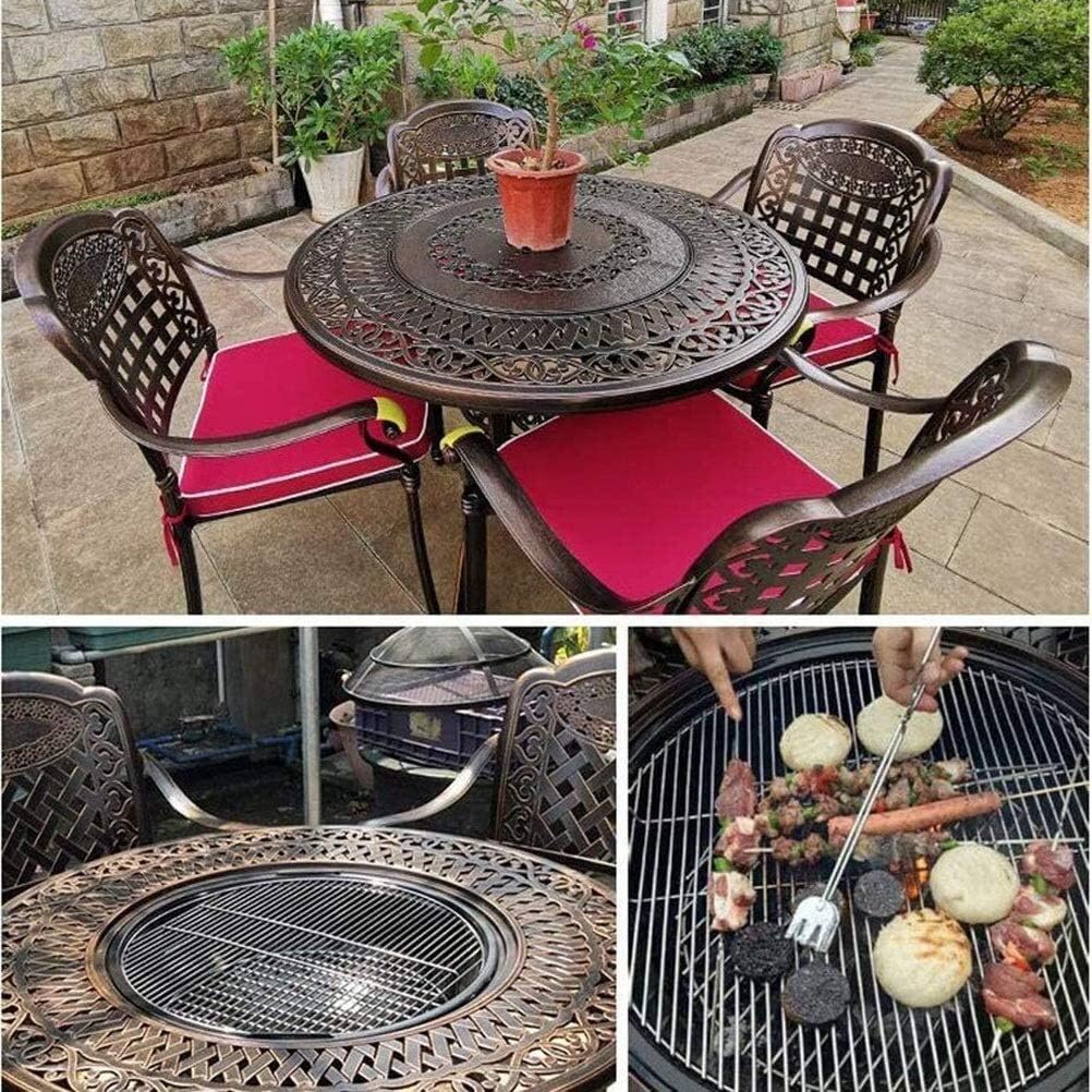 Outdoor Fire Pit Outdoor Fire Pits High-end Multi-Functional BBQ Desk - Garden Terrace Fire Pit, Brazier, Coffee Desk, Barbecue and Ice Bucket