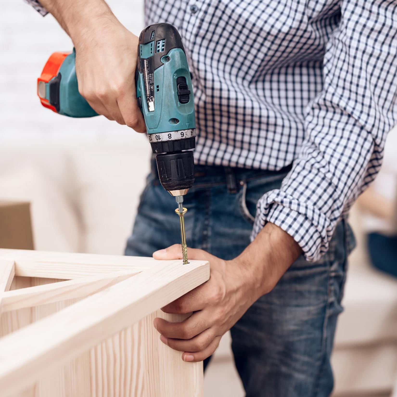 Tornillo Torx Tornillos Torx Para Madera - Juego 20 Unidades (5x90mm), Cabeza Avellanada Tornillos Para Madera 5x90