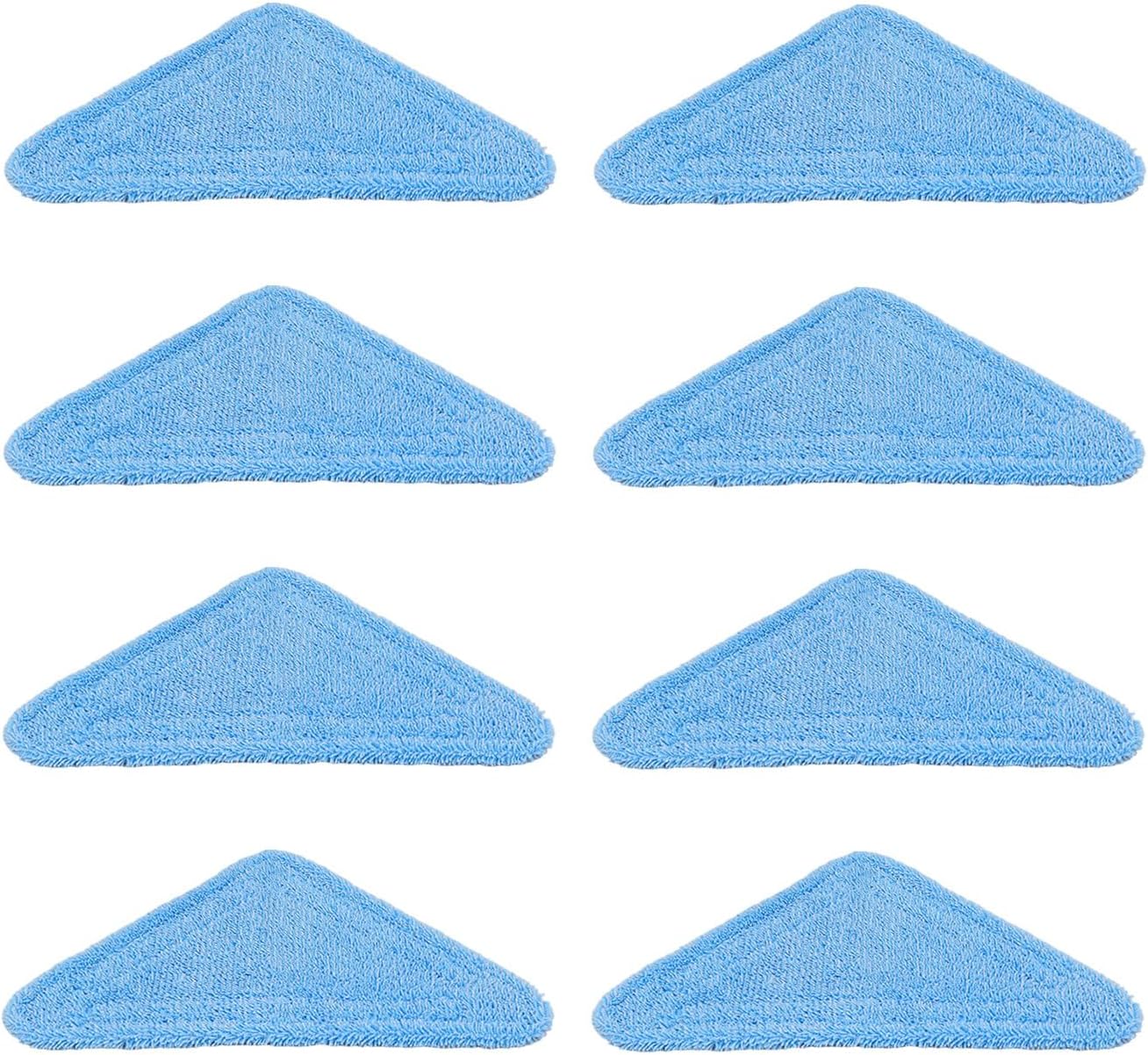 Sgizoku Steamer Mop Pads Attachments for Wagner Steam Cleaner 905e, 915e and 925e - Reusable Steam Replacement Triangular Microfiber Mop Pads for Handheld Steam Cleaner - 4 Pack