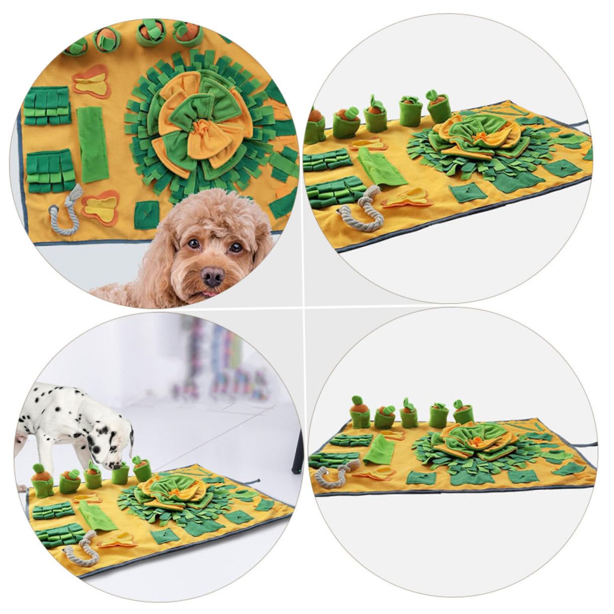 Toyvian Tapis De Fouille pour Chien Tapis De Recherche De Nourriture Antidérapant Accessoire pour Maison