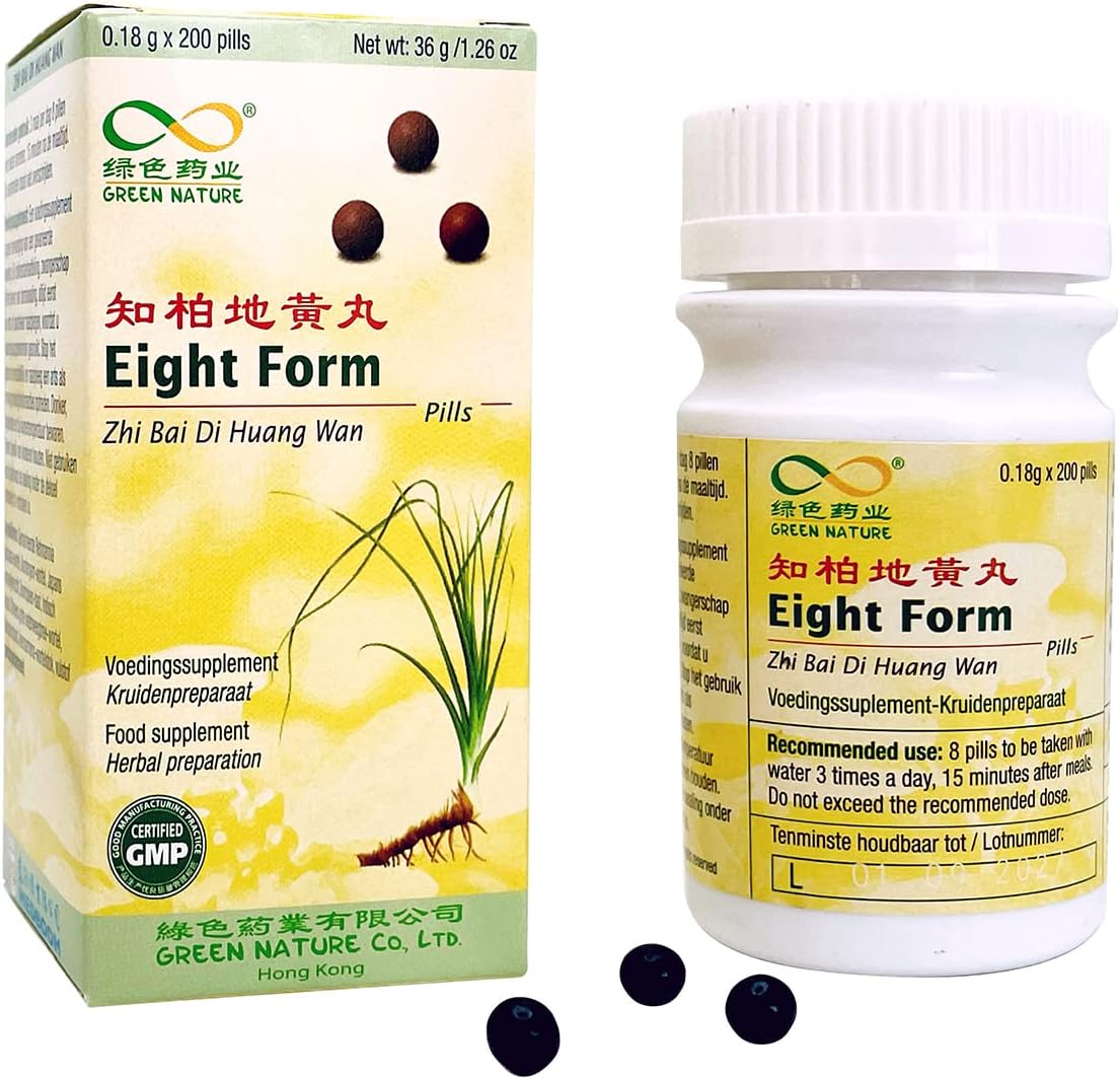 Zhi Bai Di Huang Wan Eight Form - Herbal Formula - Green Nature