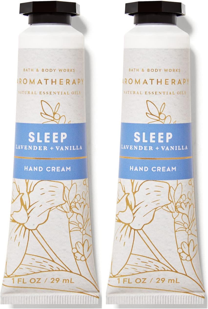 Lavender Vanilla Hydrating Hand and Body Cream 1.0 Fluid Ounce, 2-Pack (Lavender Vanilla)