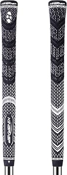 2 Pack Half Cord Golf Grips with 2 Grip Tapes - All Weather Performance Golf Club Grips - High Traction and Feedback Golf Grips for Men