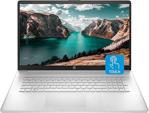 HP Laptop 17, pantalla táctil HD+ de 17.3 pulgadas, procesador Intel Core i7-1165G7, 32 GB de RAM, SSD de 2 TB, cámara web, HDMI, teclado