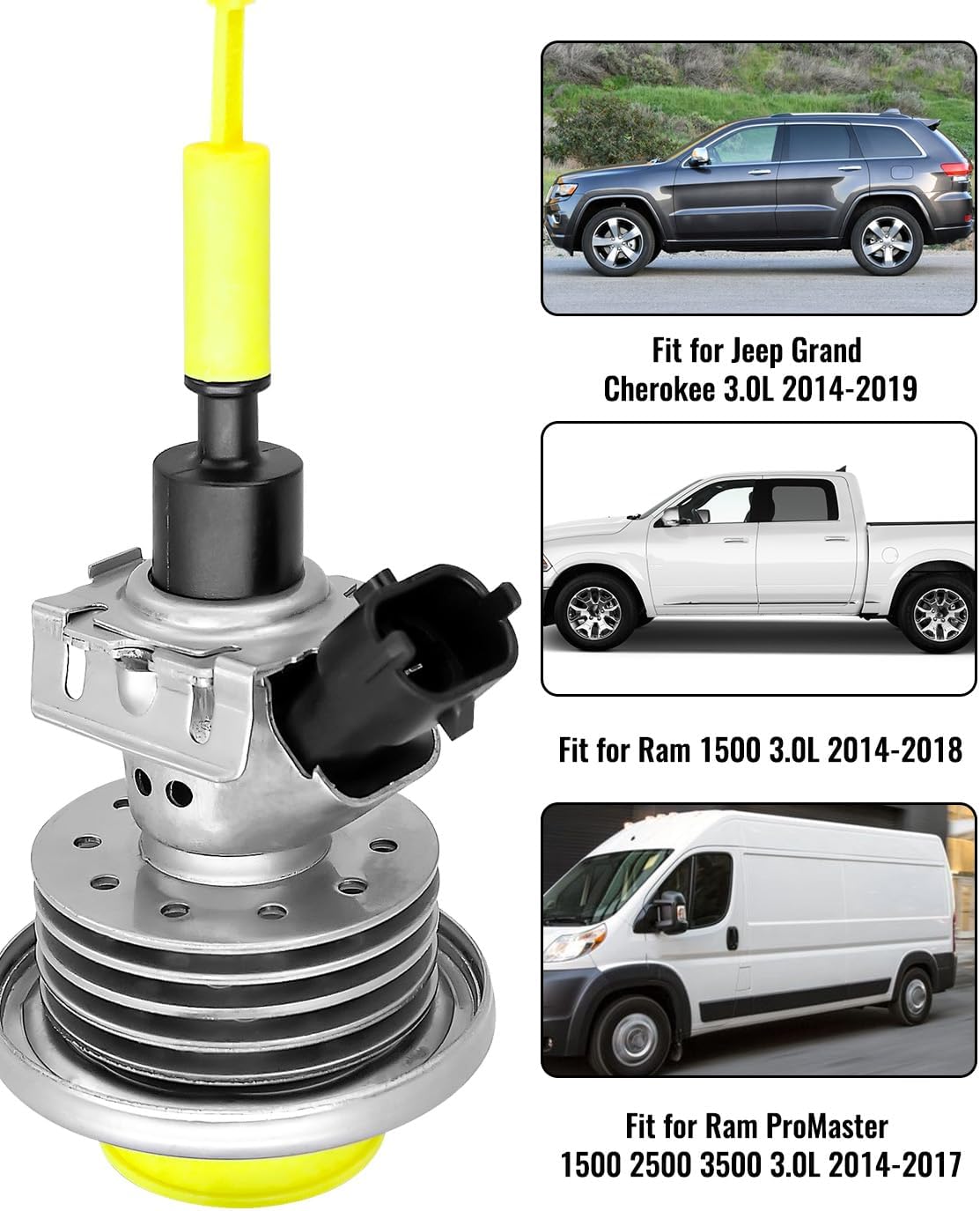 Diesel Exhaust Fluid Injector (DEF) DFI1007 Fit for Jeep Grand Cherokee 3.0L 2014-2019 Ram 1500 3.0L 2014-2018 Ram ProMaster 1500 2500 3500 3.0L 2014-2017