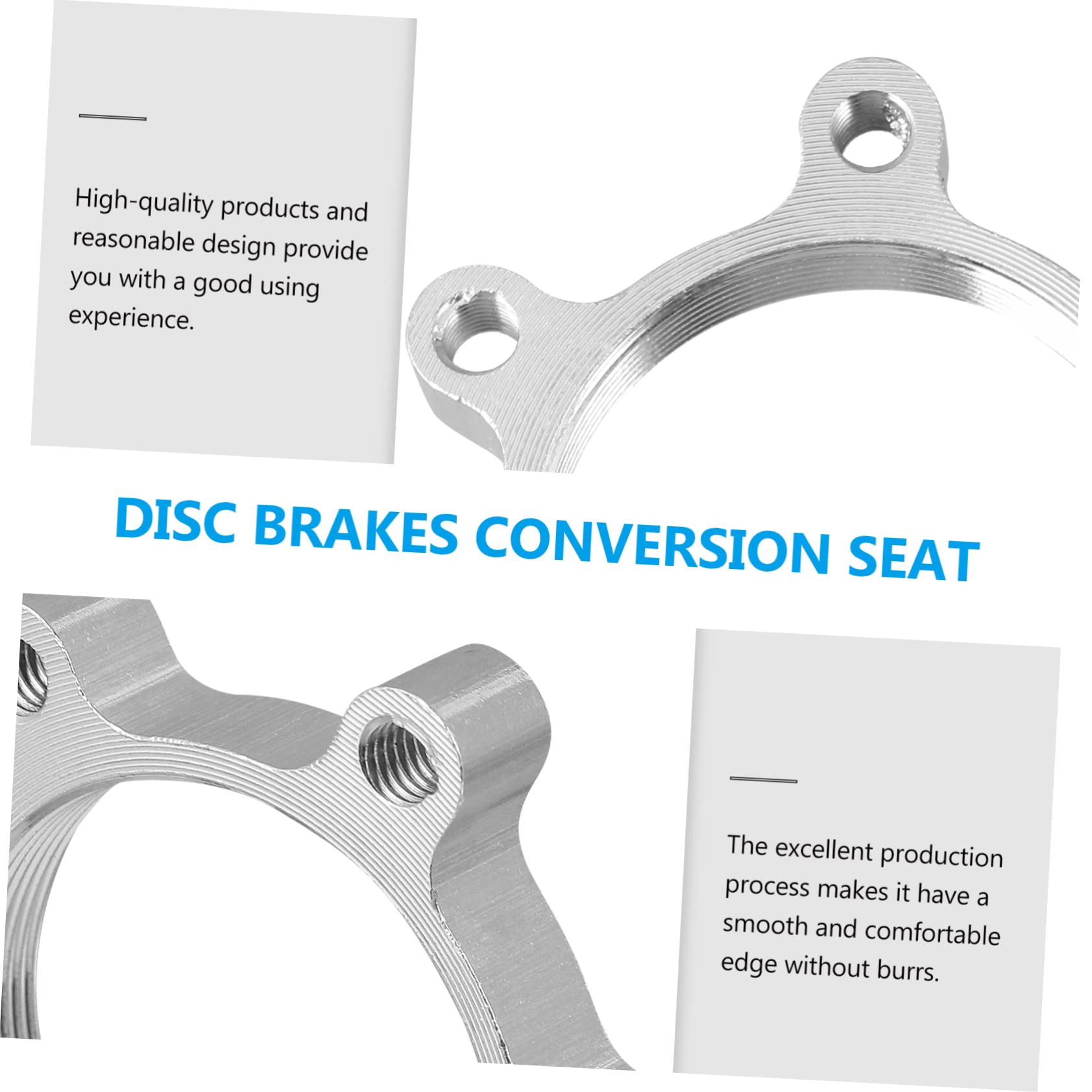 SUPVOX Bike Disc Brake Bracket Adapter Set Machined Easy Install Rear Brake Rotor Mount