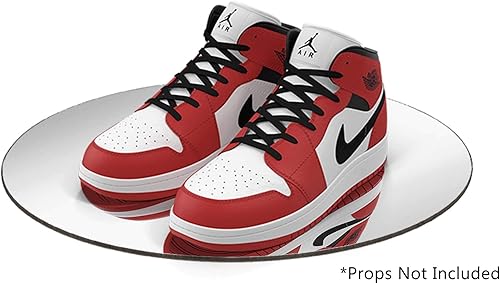 Vista 16 de Marketing Holders Espejo acrílico redondo de 22 pulgadas, azulejos circulares reflectantes para manualidades, barcos, caravanas, cámperes, ligero