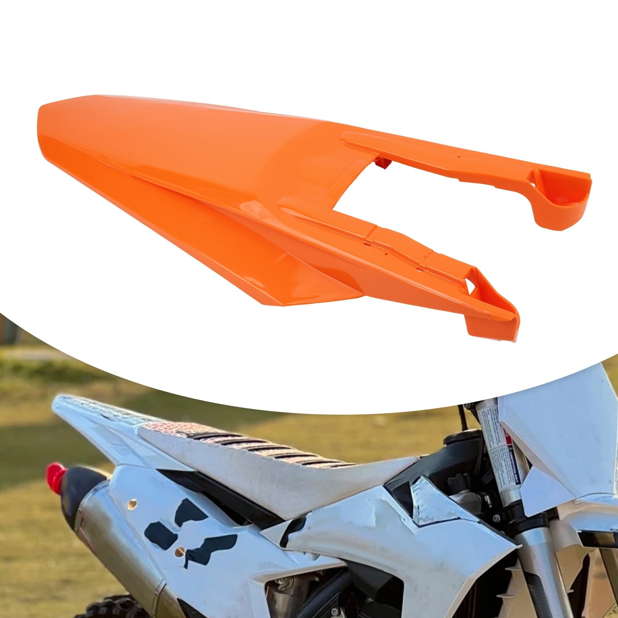 błotnik tylny do skutera Dla SXF XCF 125 250 350 450 2023 2024 Dirt Akcesoria Motocrossowe Tylny Błotnik Osłona Błotnika.(Fuel tank cover)