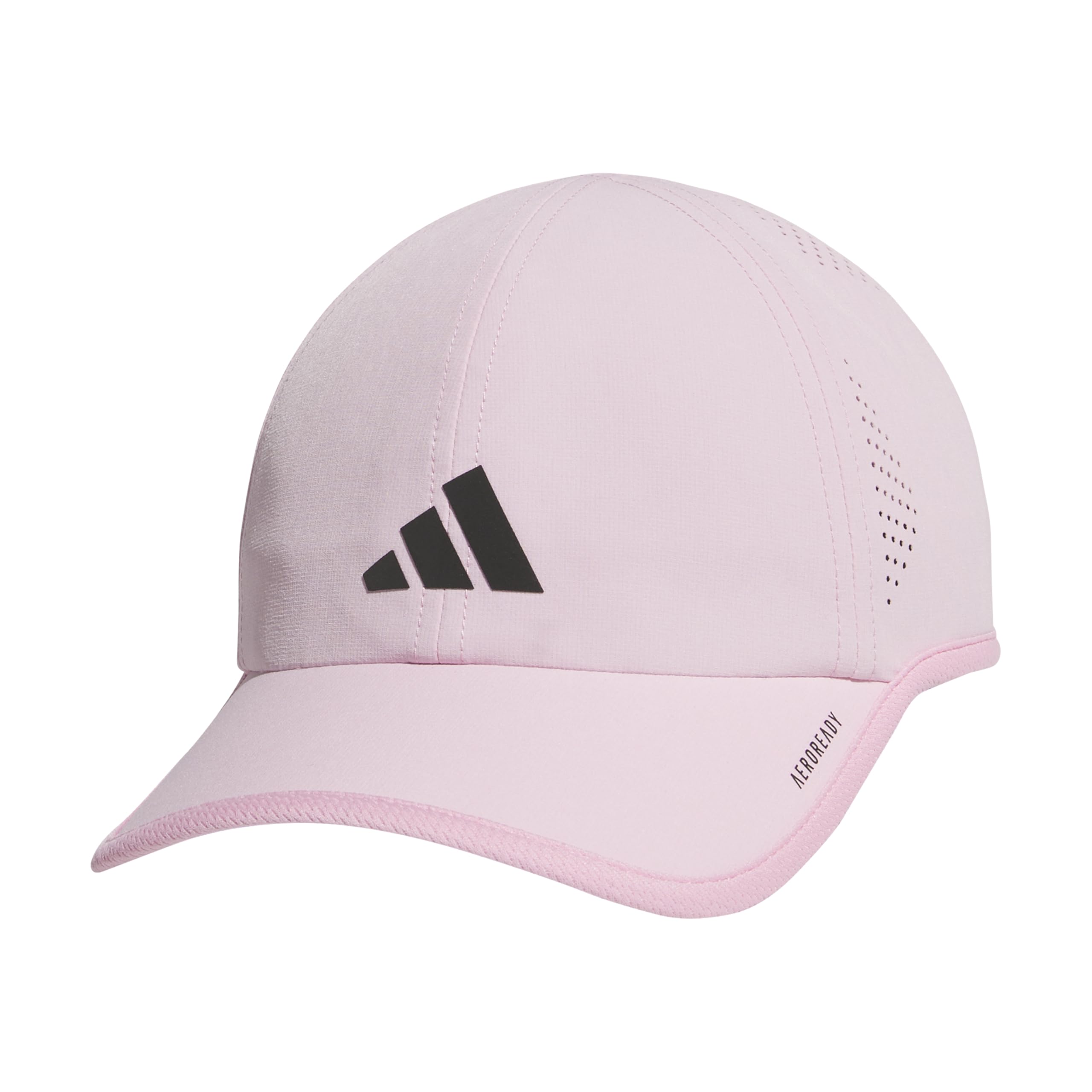 adidas Men's Superlite Hat – Lightweight Moisture-Wicking Cap for Workout and Training, True Pink/Black/3, OSFA