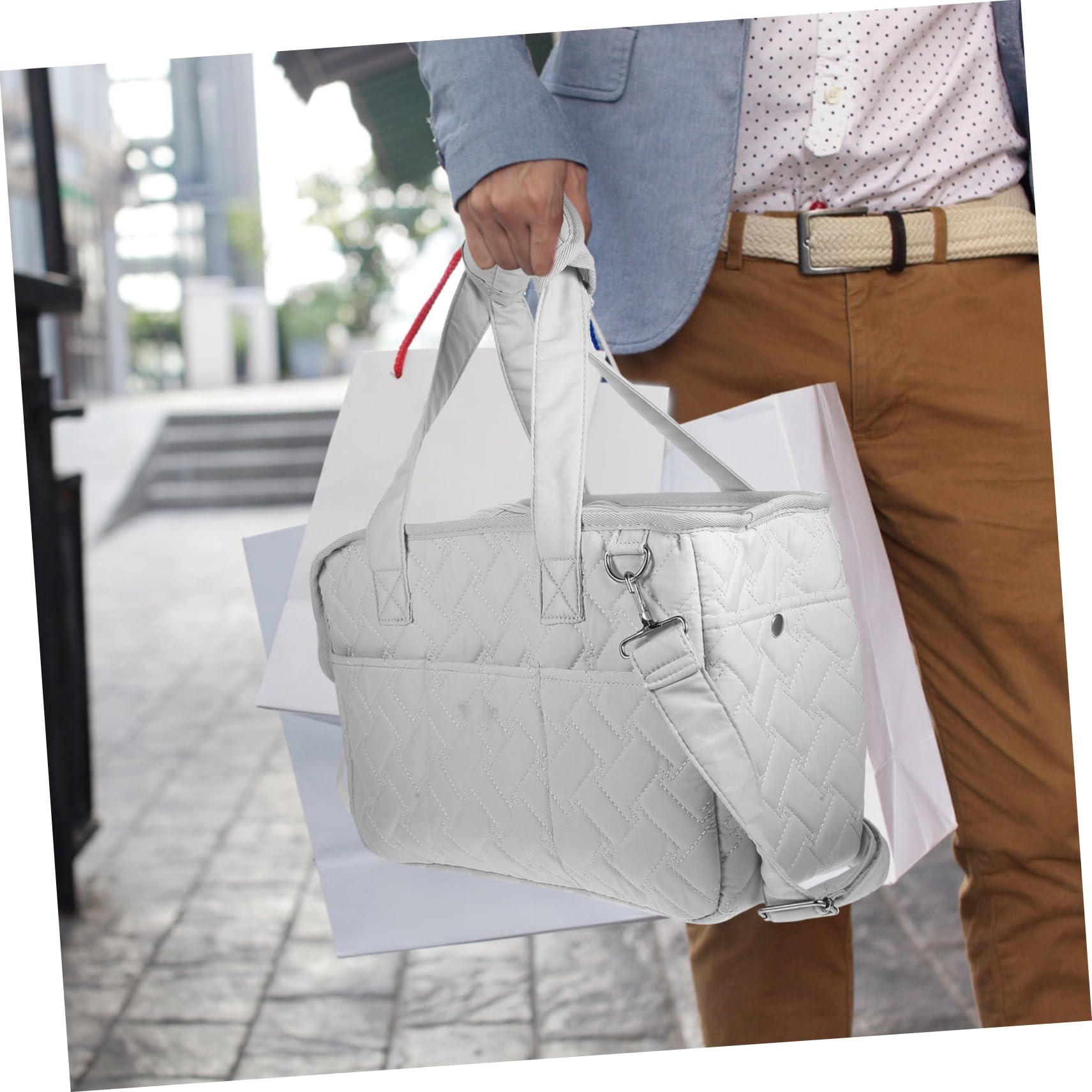 Wakauto Portable Pet Carrier Bag for Cats and Dogs Breathable Design Lightweight and Easy Travel and Outdoor Activities Grey