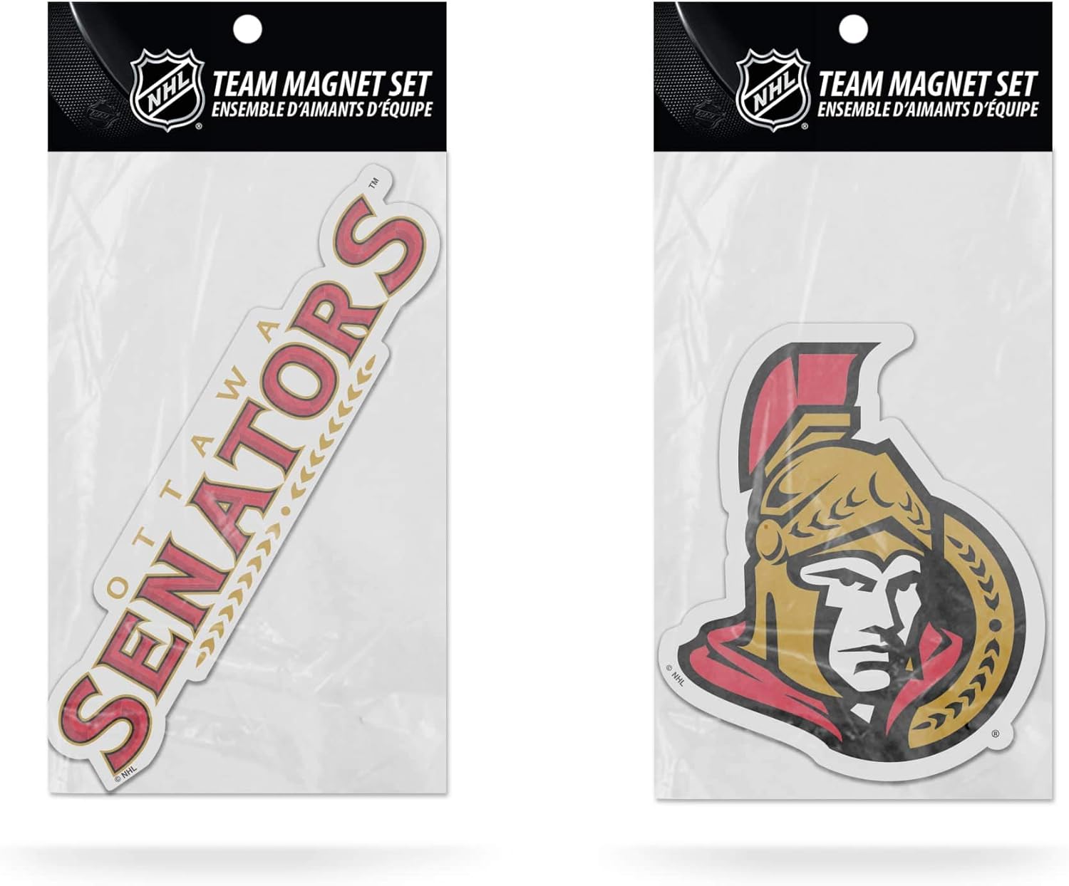 NHL Tampa Bay Lightning 2-Pack Die Cut Team Logo Magnet Set : Sports & Outdoors